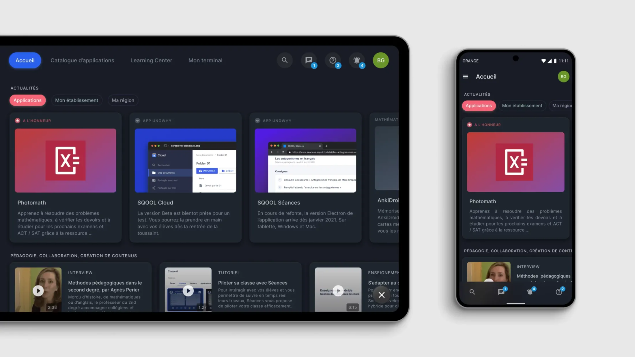 Dashboard (Dark)
