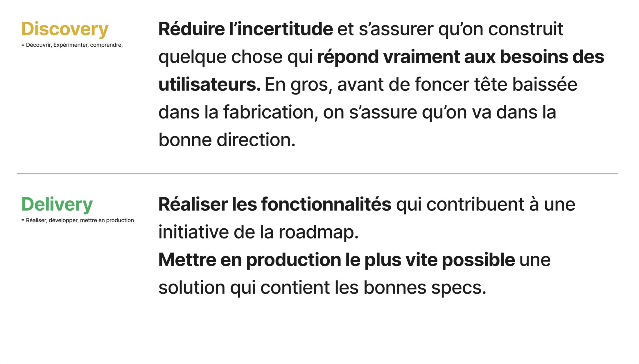 Framework à 3 niveaux