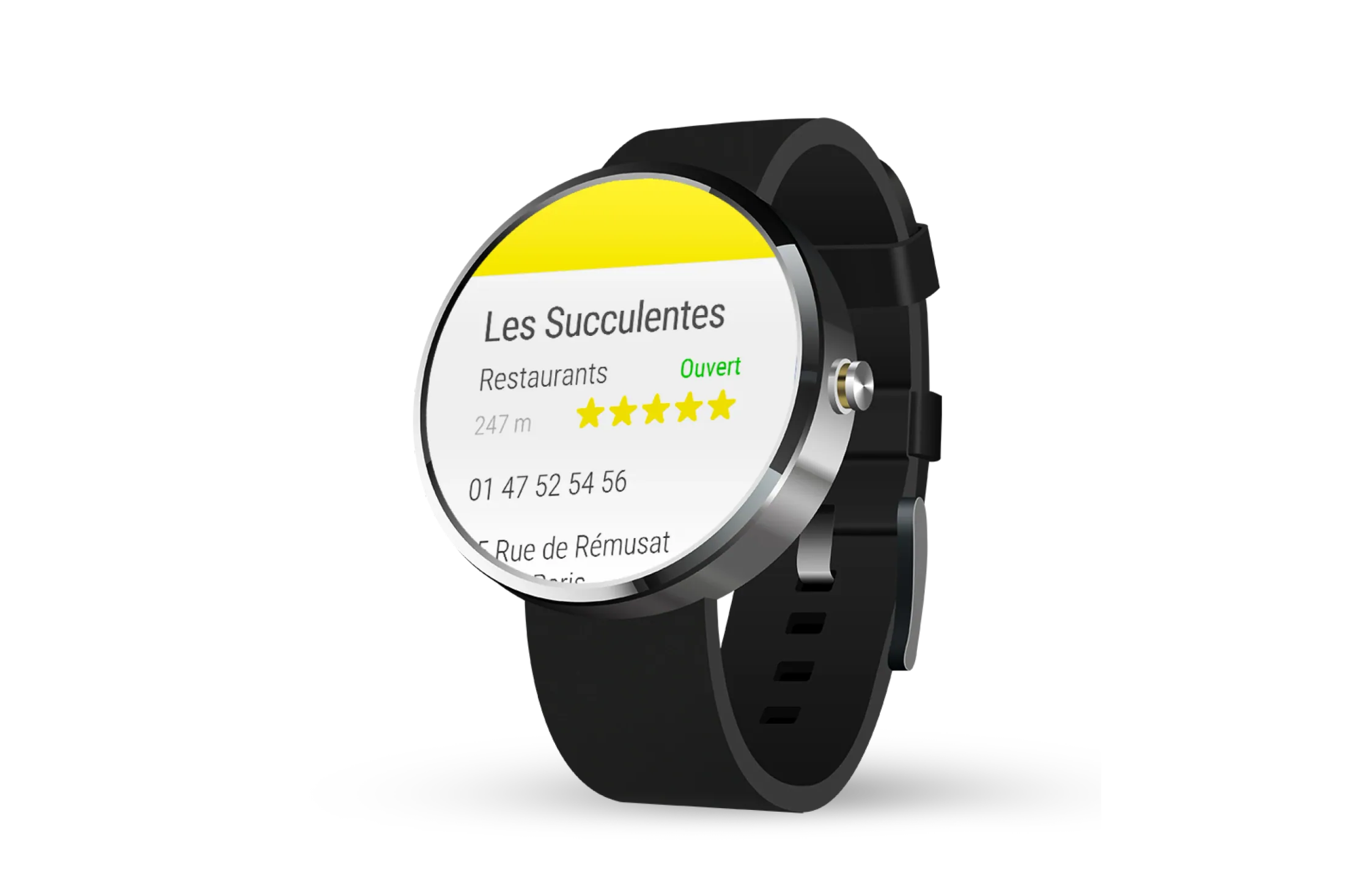 PagesJaunes Android Wear